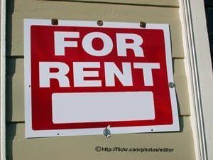 rental sign